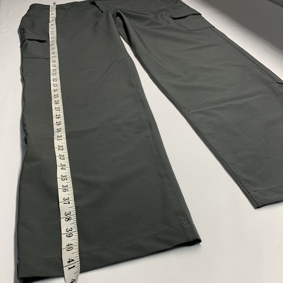 Eddie Bauer Cargo Hiking Pants Adjustable Leg Length Size 12 Colour Grey - Picture 12 of 14